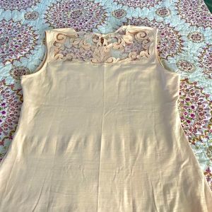 NEW MARKDOWN - Lovely top with scalloped neckline